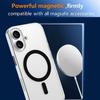 For iPhone 16 Case Compatible with MagSafe Clear PC + TPU Sealed Magnetic Phone Cover