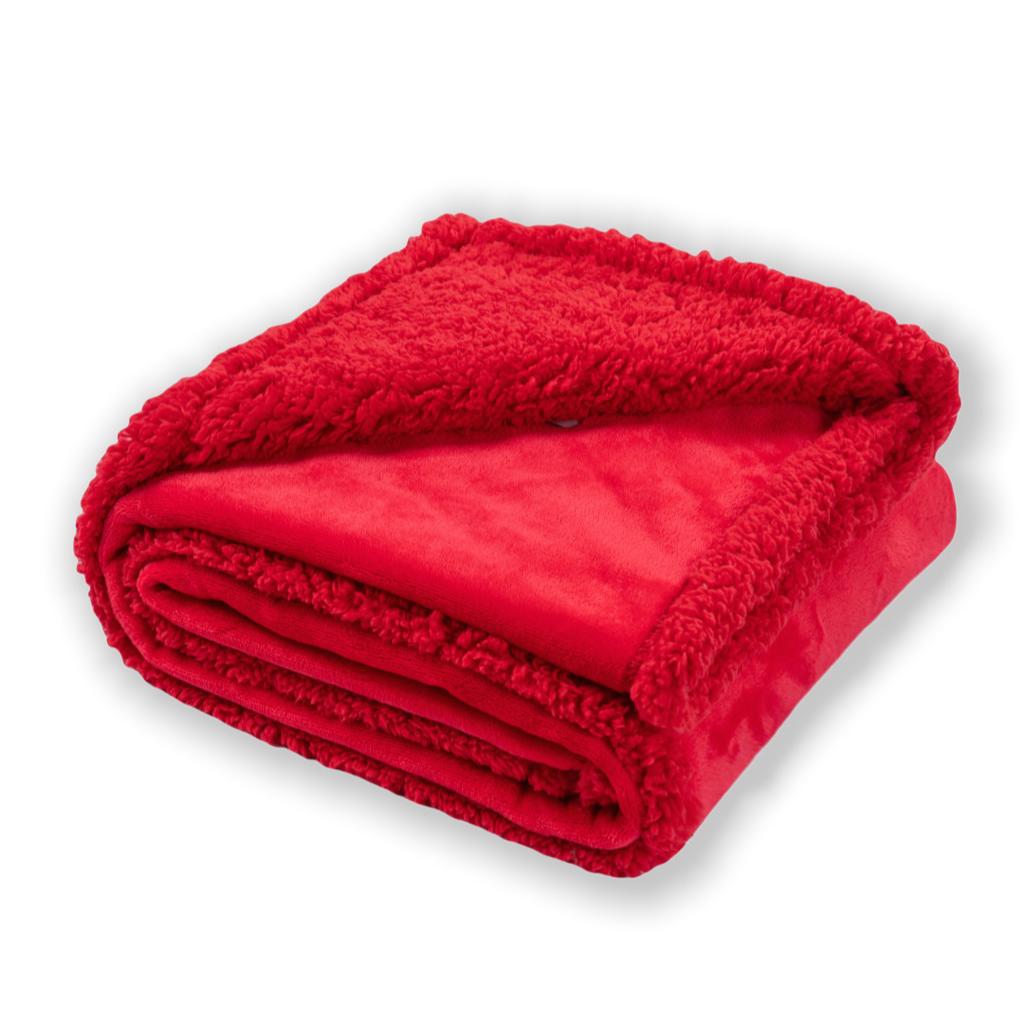 Pet Waterproof Blanket Flannel Shu Cotton Lint Sherpa Thickened Pet Blanket Kennel