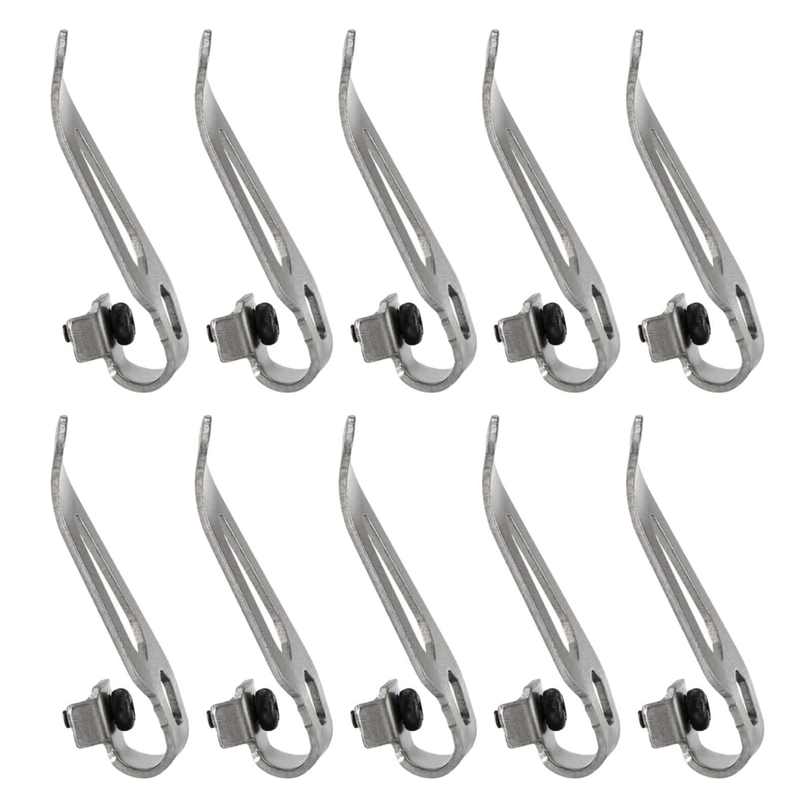 

10Pcs Belt Clip with Screw for 2453-20 2454-20 2461-20 2462-20 Stainless Steel Tool Belt Clip Replacement Management 1