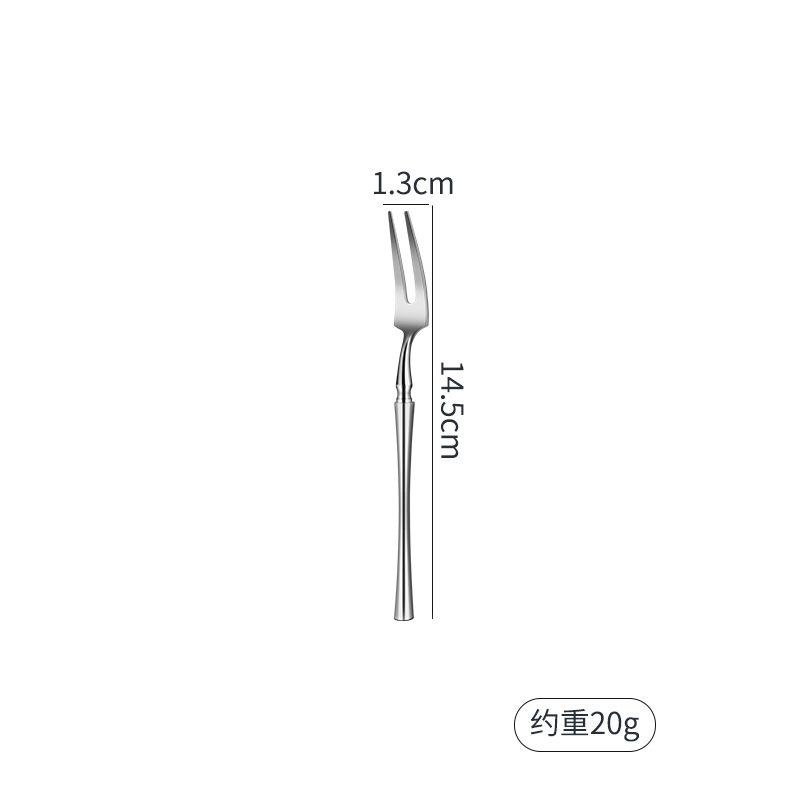 304 stainless steel small waist knife, fork and spoon thickened bright high-end western food steak knife, fork and spoon tableware set