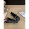 Xiaoxiangfeng Innenhöhererhöhung Mary Jane flauschige Schuhe Damen Jahres Schleife Samt Thermobaumwolle Einzelne Schuhe