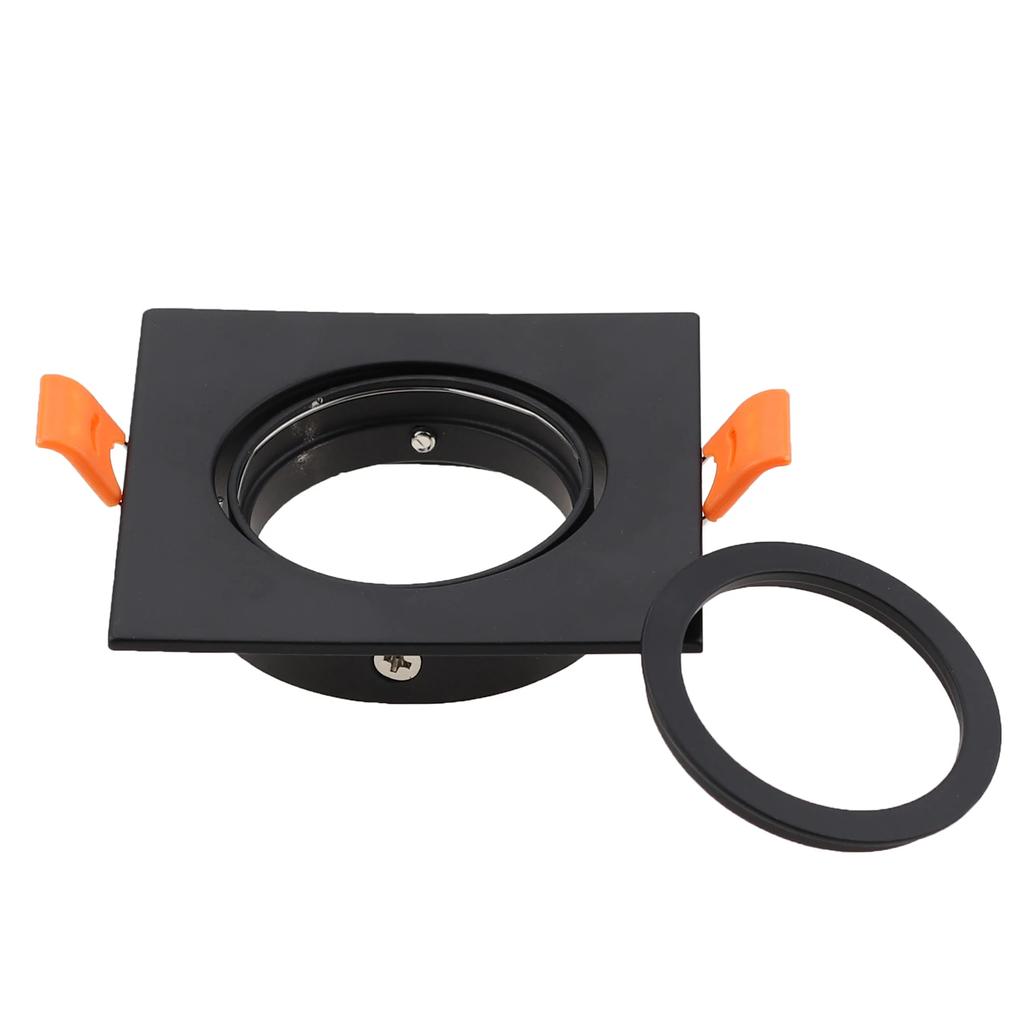 4 PCS Black White Round Recessed LED Ceiling Light Frame MR16 GU10 Bulb Fixture Downlight Holder GU10 Spot Light Fitting