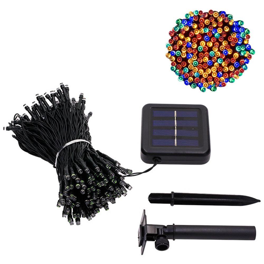 

22M/200LED Solar Garden Light 8 Lighting Modes Solar String Light Garden Decor разноцветный