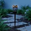 Owl Garden Stake Light Decorative Solar Avian Easy To Install Outdoor Lighting for Yard, Patio