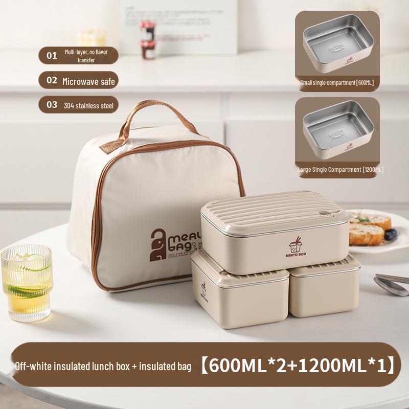 Large Capacity Microwaveable Stainless Steel Bento Lunch Box with Free Shipping
