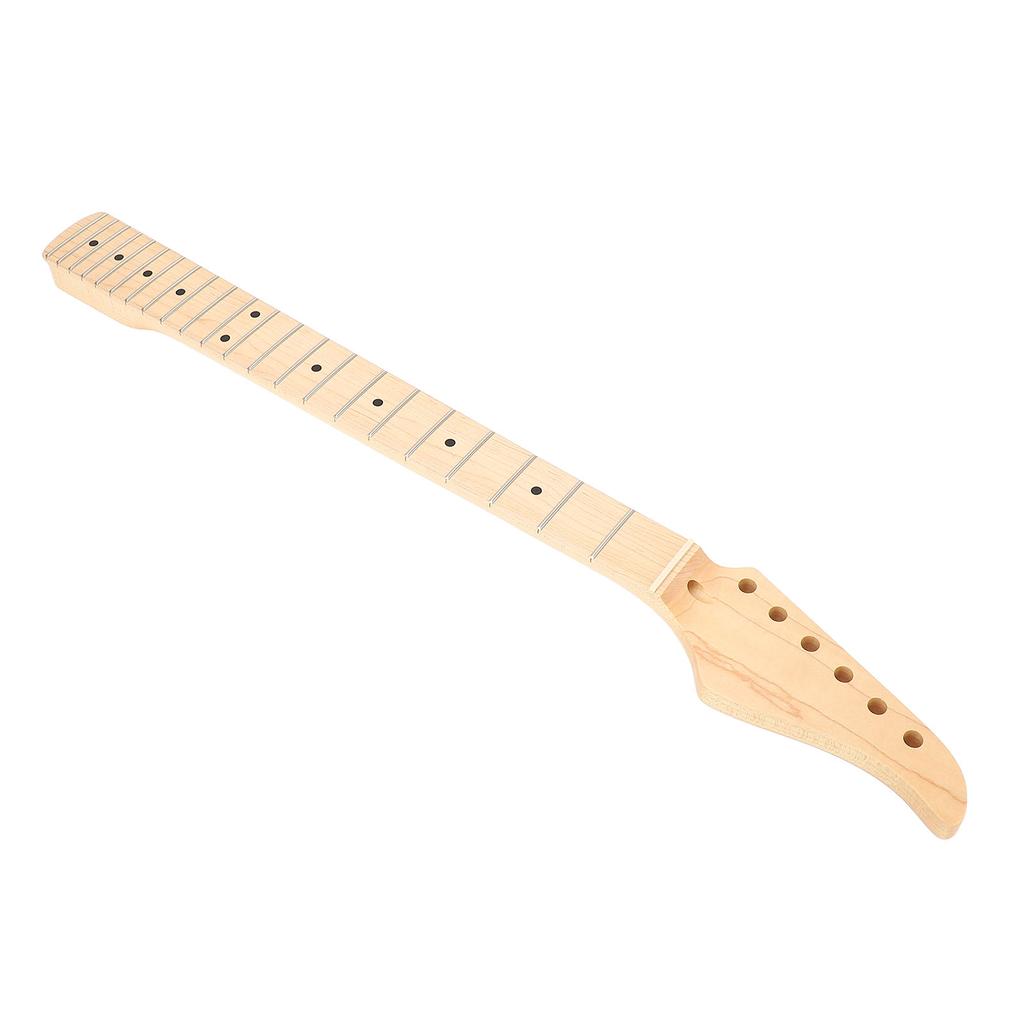 Guitar Neck Maple 22 Fret with Position Markers for ST Electric Guitar Replacement Bolted Type