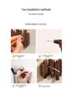 Piano Key Wall-Mounted Solid Wood Coat Rack for Entryway & Bedroom