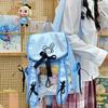 Schoolbag Pain Bag Rabbit Ears Bow Backpack Schoolgirl Ins Transparent Drawstring Schoolbag Jk Casual Backpack