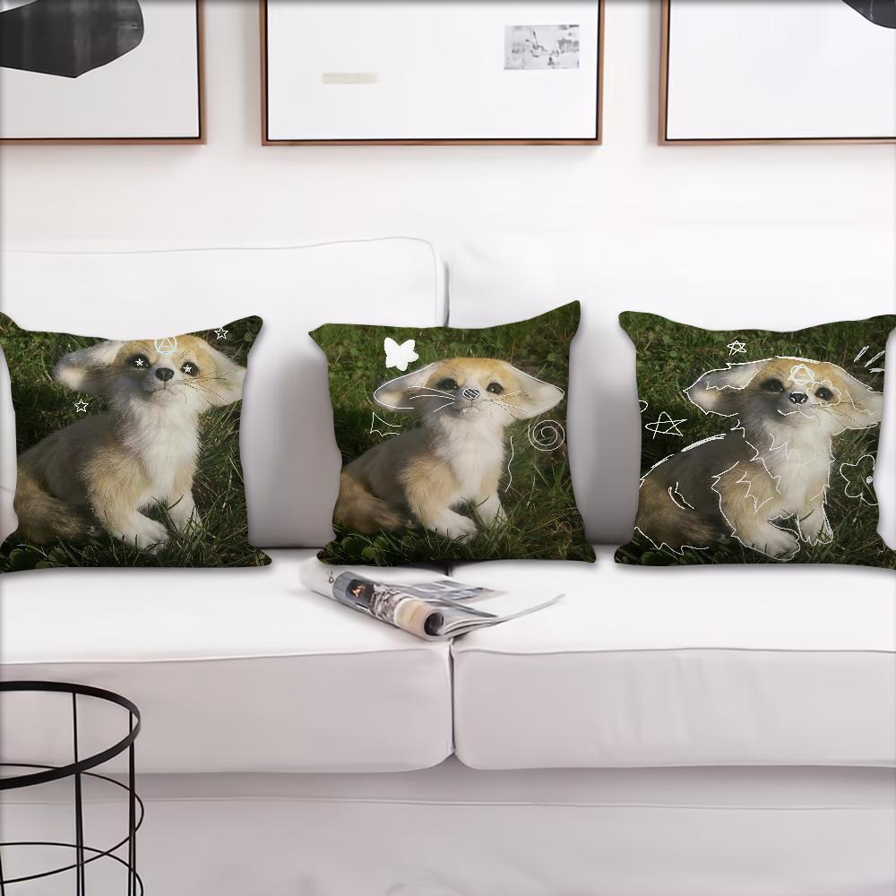 Cute Fox cushion cover Pillow Cover Decoration Room Home Sofa living Office Car Nordic Simplicity