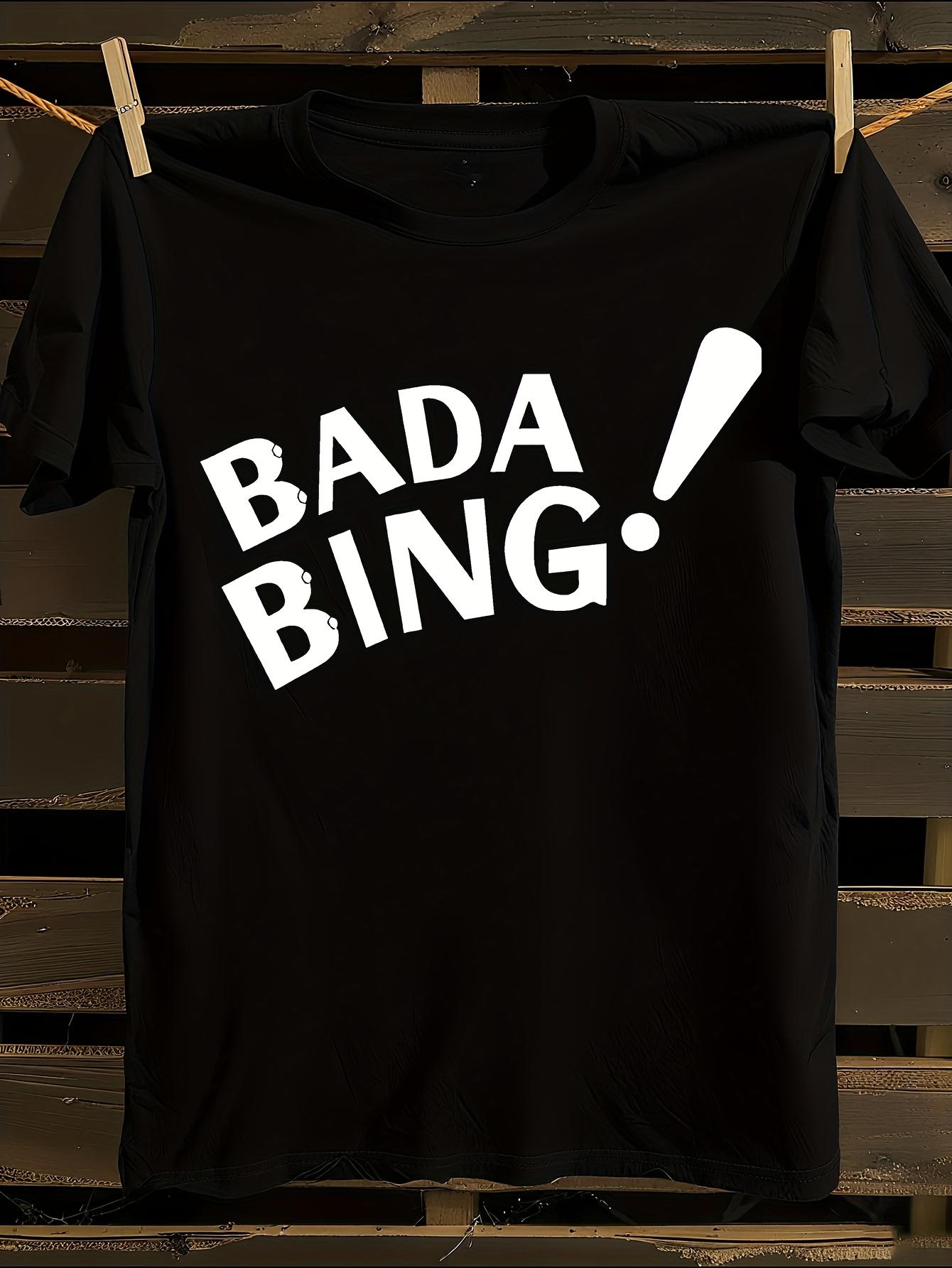 s Sopranos TV Show Bada Bing Logo T-shirt XL