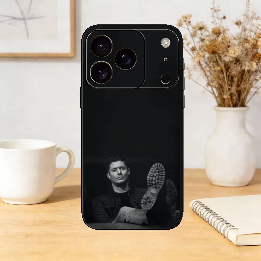 

J-Jensen Ackles D-Dean Winchester Phone Case For iPhone 17,16,15,14,13,12,11 Plus,Pro,Max,Mini Silicone black Soft Cover iPhone17promax