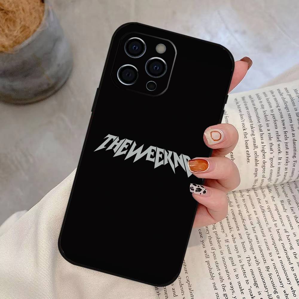 

Singer T-The W-Weeknd Phone Case For iPhone 17, 16,15,14,13,12,11 Plus,Pro Max, Others Soft Black Cover iPhone15Plus