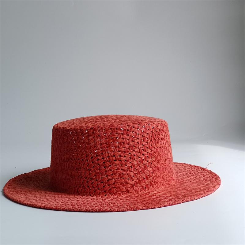 Sun Hat French Style Versatile Summer Breathable Outdoor Travel Headwear Men'S Rolled Brim Fedora & Women'S Sun Shading Jazz Hat