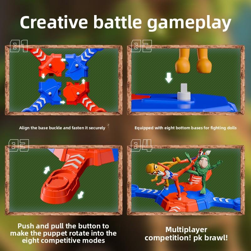 New Shanhaijing Wooden Stick Multiplayer Battle Toy Gift Parent Child Interaction Party Games Arena Competition Christmas Gift