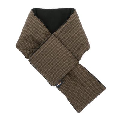 Basic Enchi Cordura Check Short Cordura Down Check Made In Cold Weather and One Size Fits Gun Club Muffler, Muffler, Pattern, Japan, Protection, Men's