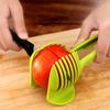 1pc Tomato Slicer Fruits Cutter Stand Utensilios De Cozinha Assistant Lounged Tomato Lemon Shreadders Slicer