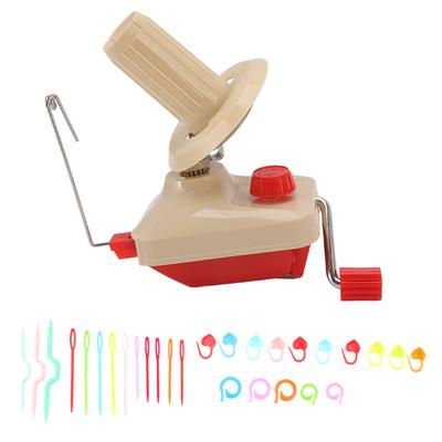 Avvolgicorda Portatile per Uso Domestico Azionato a Mano Portatile Basso Rumore Set Avvolgicorda per Gomitoli Fai da Te Cucito
