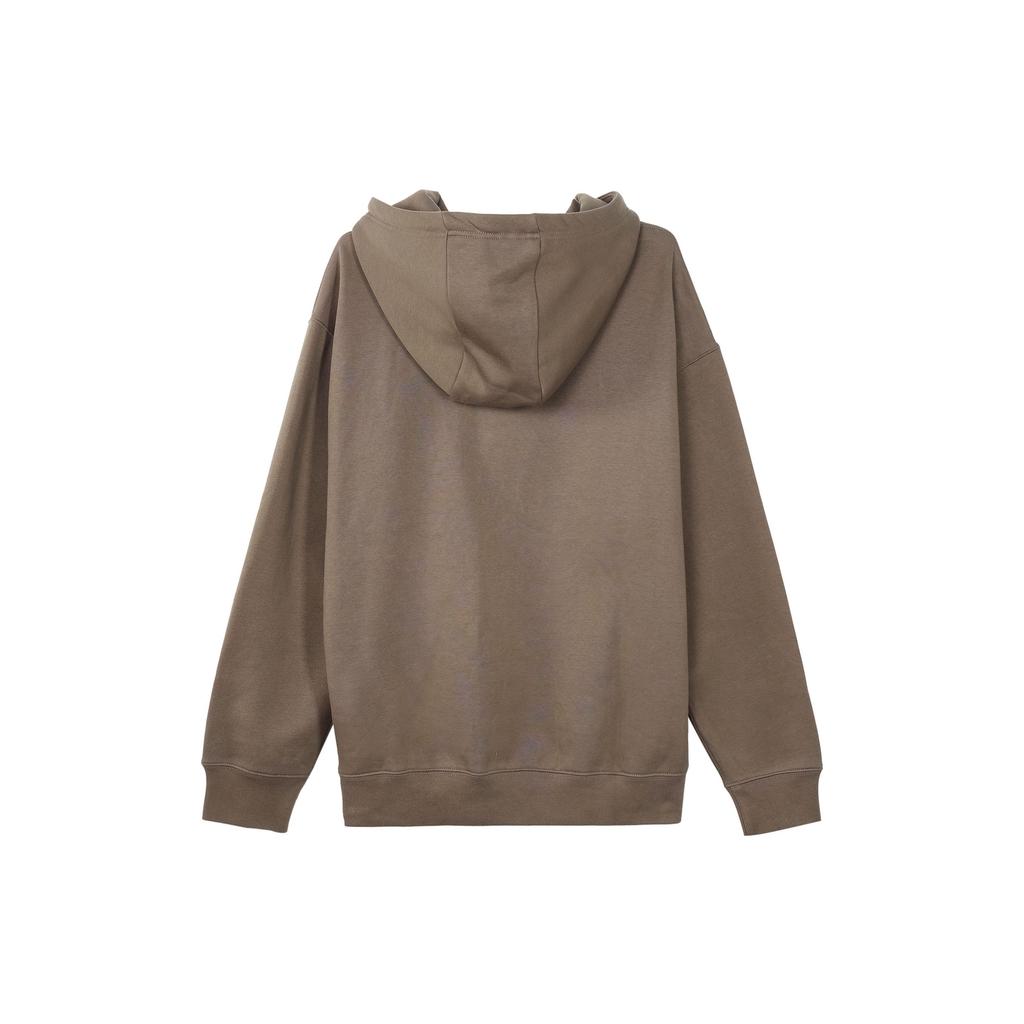 Nike Fleece-Lined Logo Hoodie Men Tops Brown DH3088-040