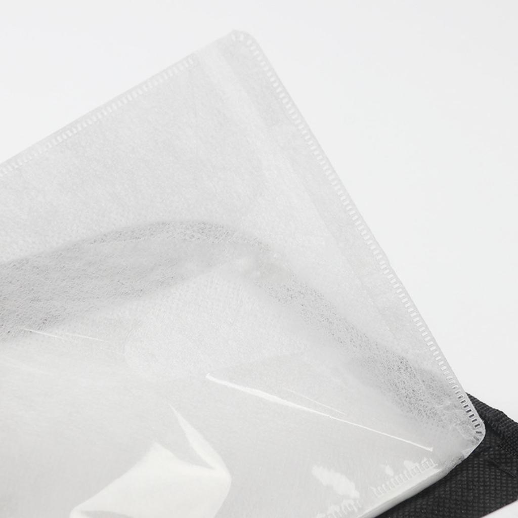 Portable CD DVD Case- 40 Capacity Mercerized Fabric CD Storage Bag Holder with Zipper for Home Car CD DVD Box Bags
