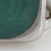 Hermes Corozo Ring Silver/Green Metallic #5.6(US Size) 10.1g Women Used