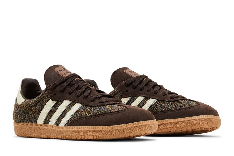 Men's Sneakers adidas Samba OG Dark Brown Tweed Dark Brown/Cream White/Gum