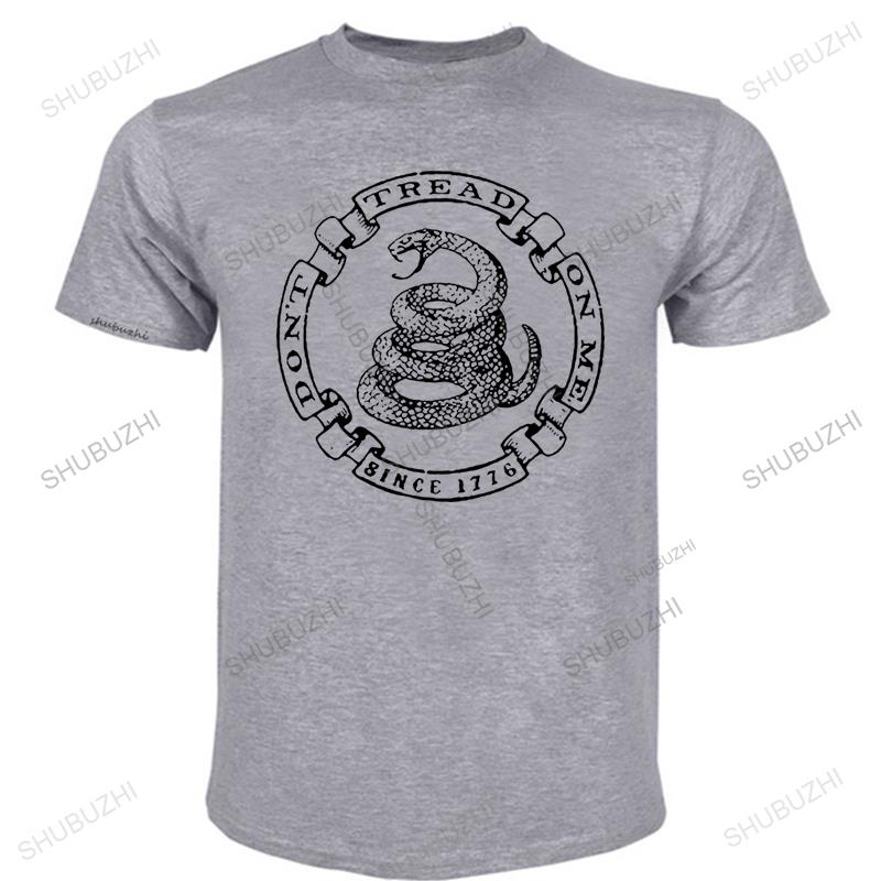 Good Quality TShirt Top Tees New Tee Shirt Tops Cotton Fitness Tee Dont Tread On Me T Shirt Short Sleeve Brand Clothing