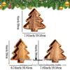 Plateau de Noël décoratif en bois pour le dropshipping