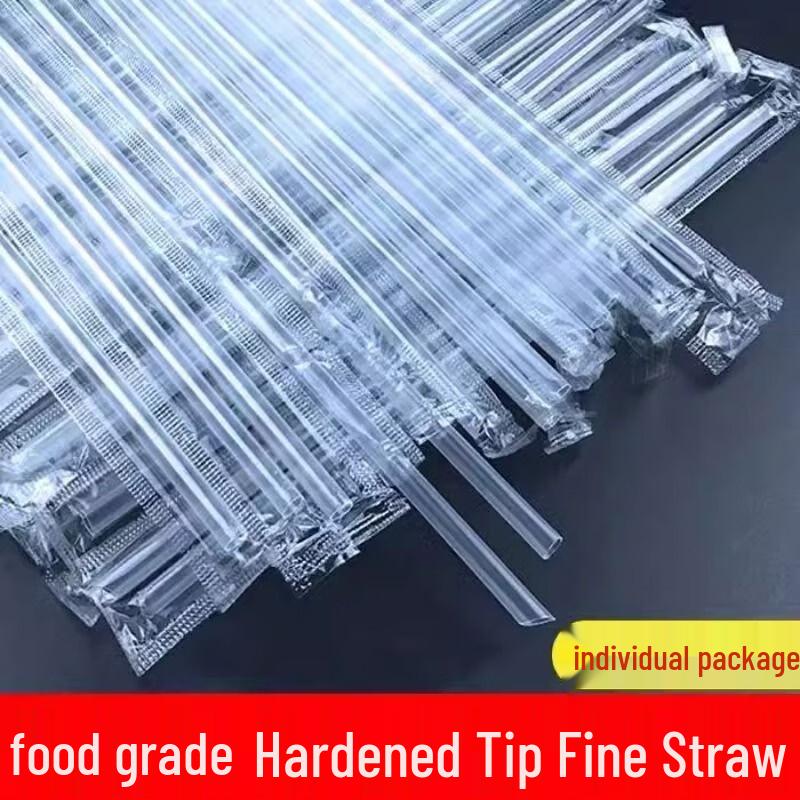 ZISIZ Disposable Plastic Straws