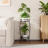 Bamworld Flower Stand, 2-Tier Indoor Plant Stand, Planter Stand, Outdoor Plant Stand, Pot Stand, Garden, Balcony, Stylish