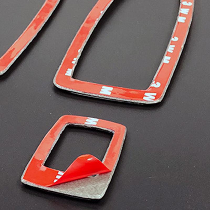 4Pcs Carbon Fiber Car Window Glass Lifting Panel Trims Sticker For BMW 1/2/3 Series F20 F21 F30 F34 GT 2013- Car