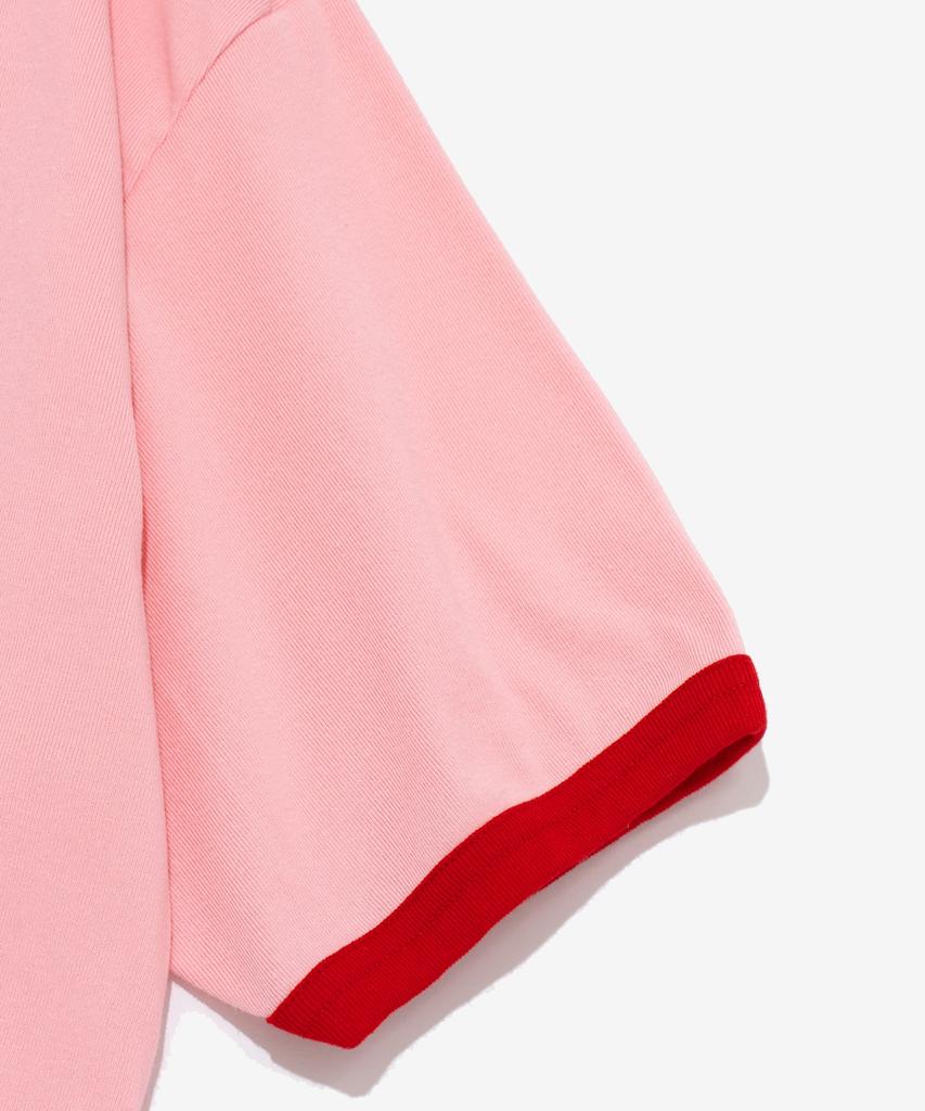TAILOR STUDIO Heritage Ringer T-Shirt (Pink)