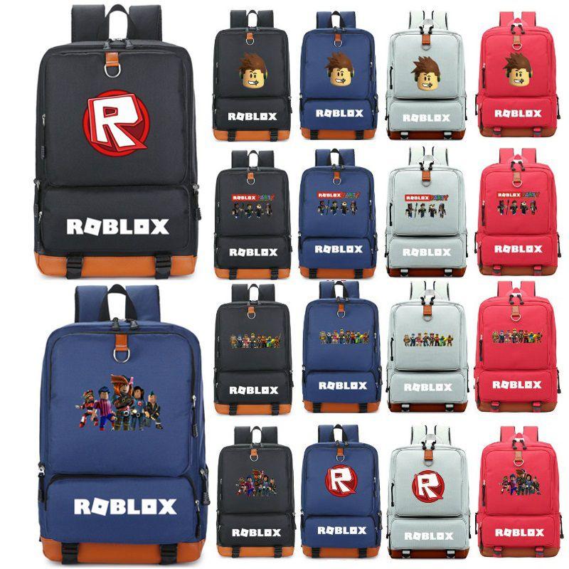 Stilvolle Roblox-Muster Kinder-Schultasche mit verstellbaren, gepolsterten Schultergurten