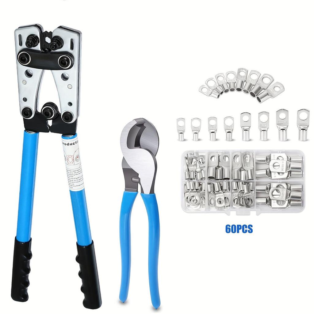 HX-50B Copper Lugs Wire Crimper Tool