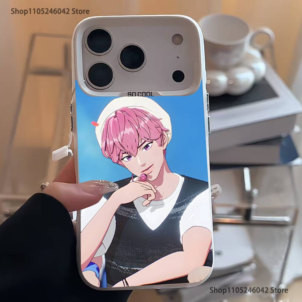 Singer  P-PLAVE B-Bamby  For iPhone 17,16,15,14,13,12,11,Mini,Pro,E,SE4,XS,MAX White Shockproof Candy Matte Cover iPhone16