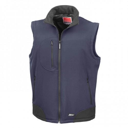 Result Mens Softshell Bodywarmer Breathable Weatherproof Jacket