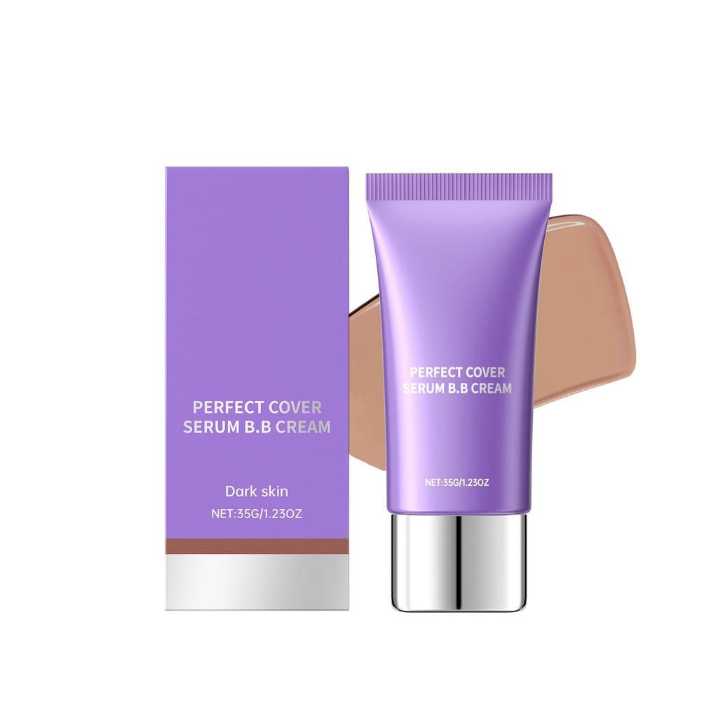 Moisturizing Essence BB Cream Lightweight Natural Concealer Hydrating Makeup Long-Lasting Dewy Finish 35g