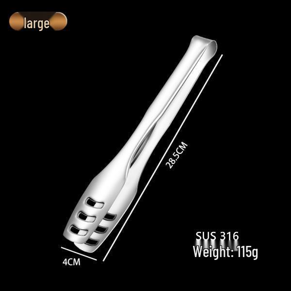 316 Stainless Steel High-Temp Resistant Food & Barbecue Clip for Kitchen and Hot Pot