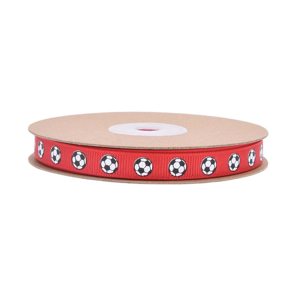 Soccer Ribbon Sports Themed for DIY Hair Bow Graduation Season Party Favors