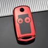 2 Buttons Tpu Flip Car Key Shell For Honda Civic Dio Fit Crv Hrv Accord Odyssey Jazz Folding Cover Protector