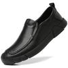 Codzienne skórzane buty męskie 2025 jesień nowe skórzane buty wizytowe miękka podeszwa ręcznie robione skóra bydlęca pierwszej jakości buty męskie mokasyny