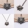 The Witcher Alloy Wolf Head Necklace Featuring Electroplated Alloy Material For Casual Wear