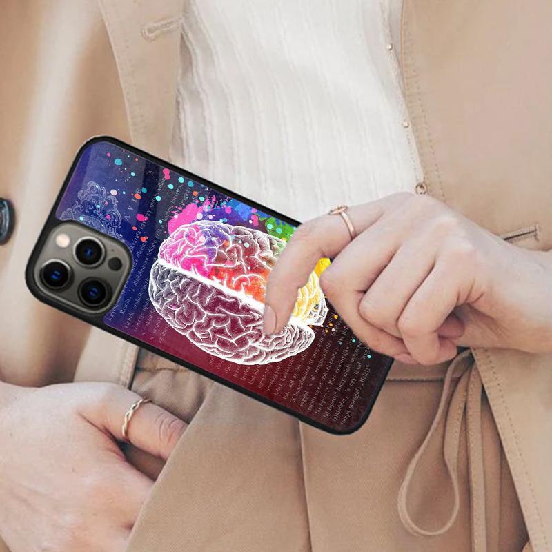 

Магнитный чехол для телефона Brain Art для APPLE iPhone 17 Air 16 14 13 12 Pro Max 15 Plus Беспроводная зарядка С крышкой MagSafe iPhone 13mini