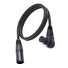 XLR Mikrofon Verlängerungskabel Adapter 90 Grad XLR Buchse auf Gerader XLR Stecker Kabeladapter für