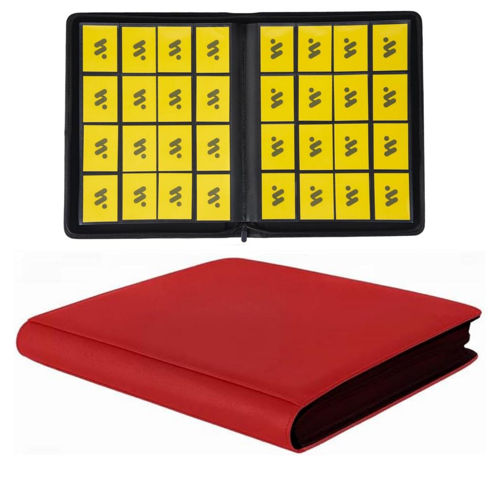 Large 1024 Hold TCG Card Binder 16 Pocket Zippered Waterproof for YuGiOh Magic Cards Anime Game Card Collection Album