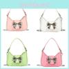Chic Butterfly Bow Mini Shoulder Bag With Magnetic Closure For Street Style