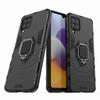 PC TPU Hybrid Phone Case with Ring Holder Kickstand for Samsung Galaxy A22 4G (EU Version), Shockproof Protective Cover