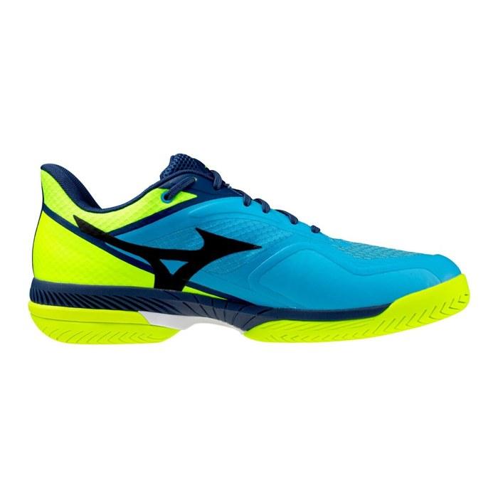 Mizuno Pickleball Shoes Wave Strike Unisex 26.5 Cm 4E Blue X Yellow
