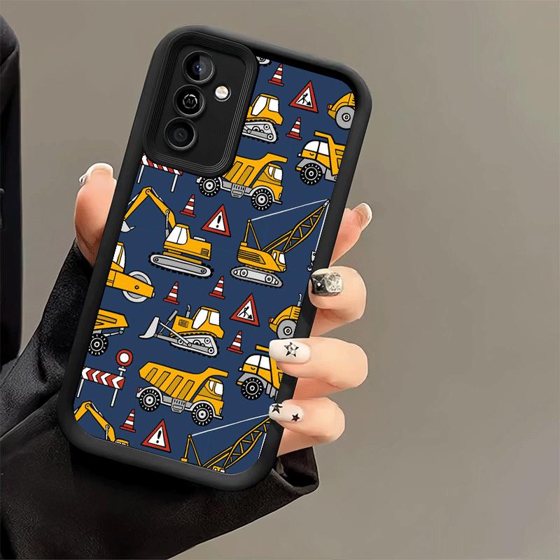 Phone Case for Samsung Galaxy A17 A16 A15 A14 A13 Excavating Machinery Cool A56 A36 A26 A55 A35 A25 A54 A34 A24 A53 A33 A23 A07