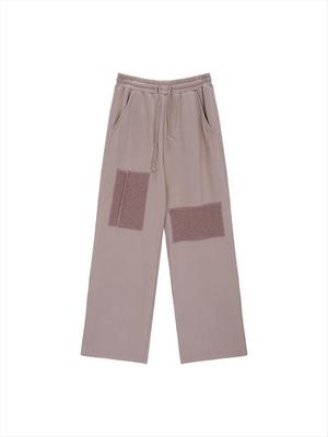 [Matinkim] Patch Point Sweatpants In Indian Pink