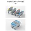 10Pcs 4mm2 11AWG Din Rail Terminal Block CMK420 Quick Splice Hub  for Electronics Wiring
